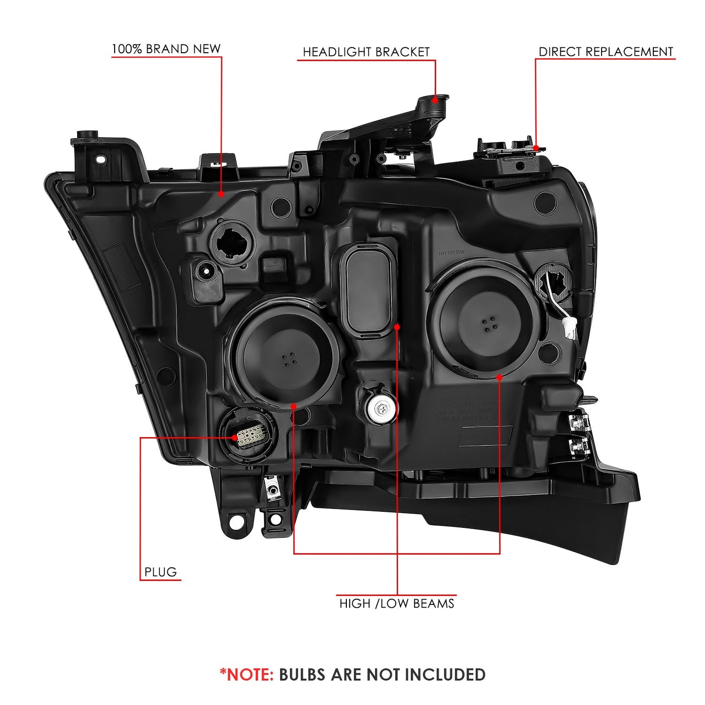 Start-Up DRL/ Sequential LED Projector Headlights <br> 19-24 Ram 1500