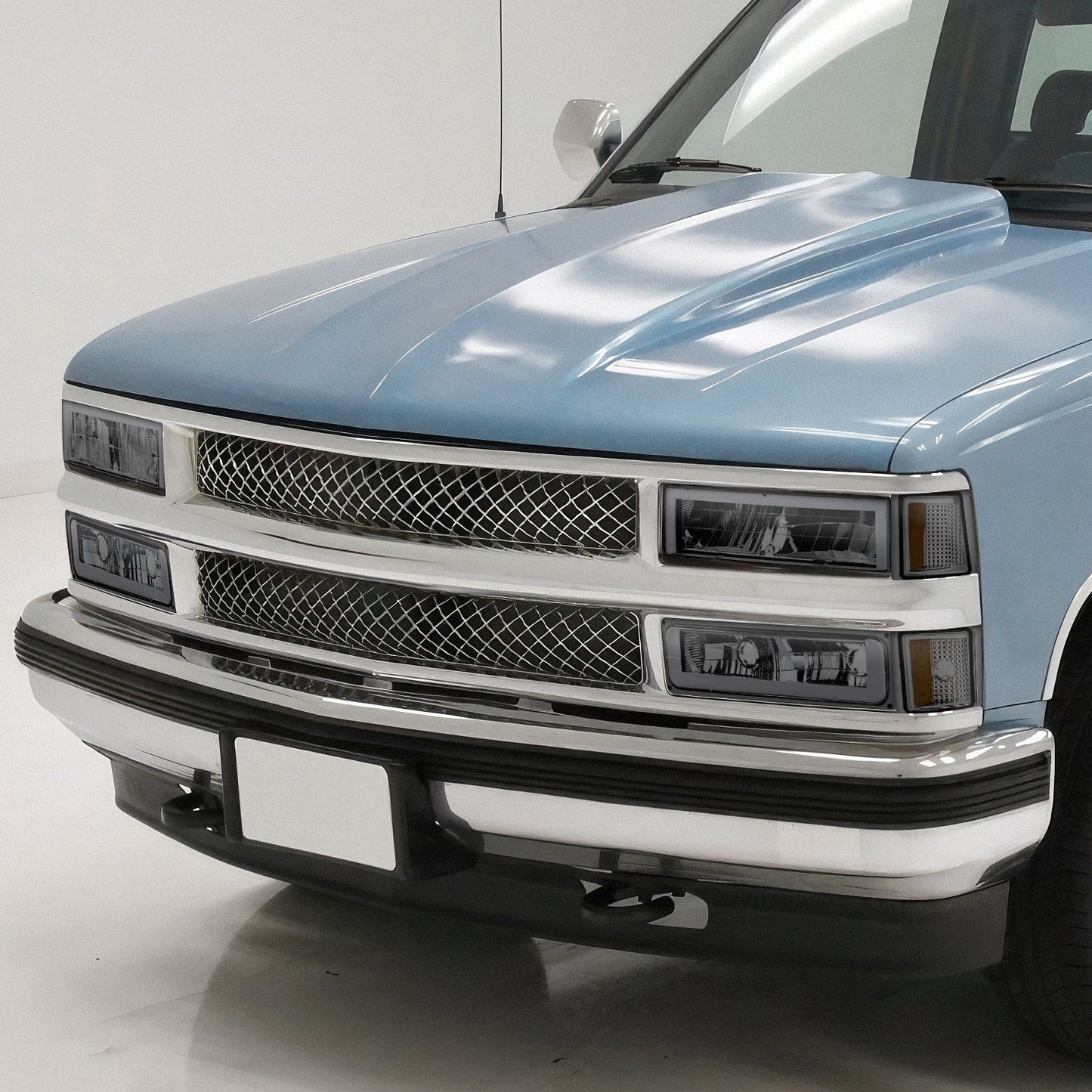 Square Box Style LED Headlights <br>94-00 Chevy C/K 1500-3500, 95-00 Tahoe