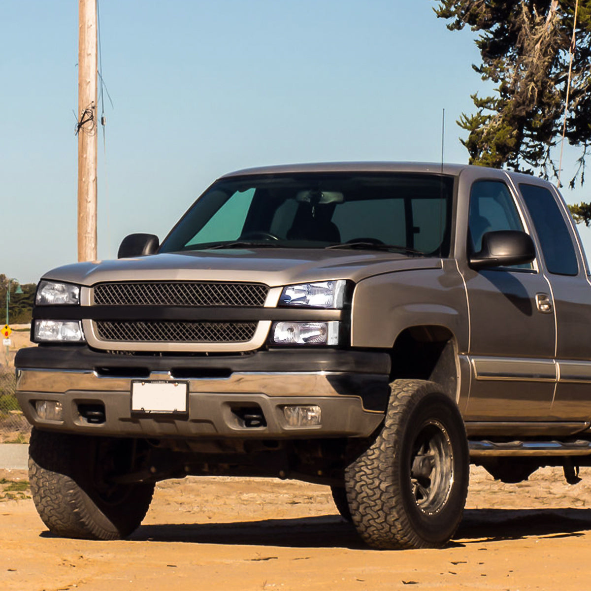 Black Housing OE Style Headlights <br> 03-06 Chevy Silverado Avalanche