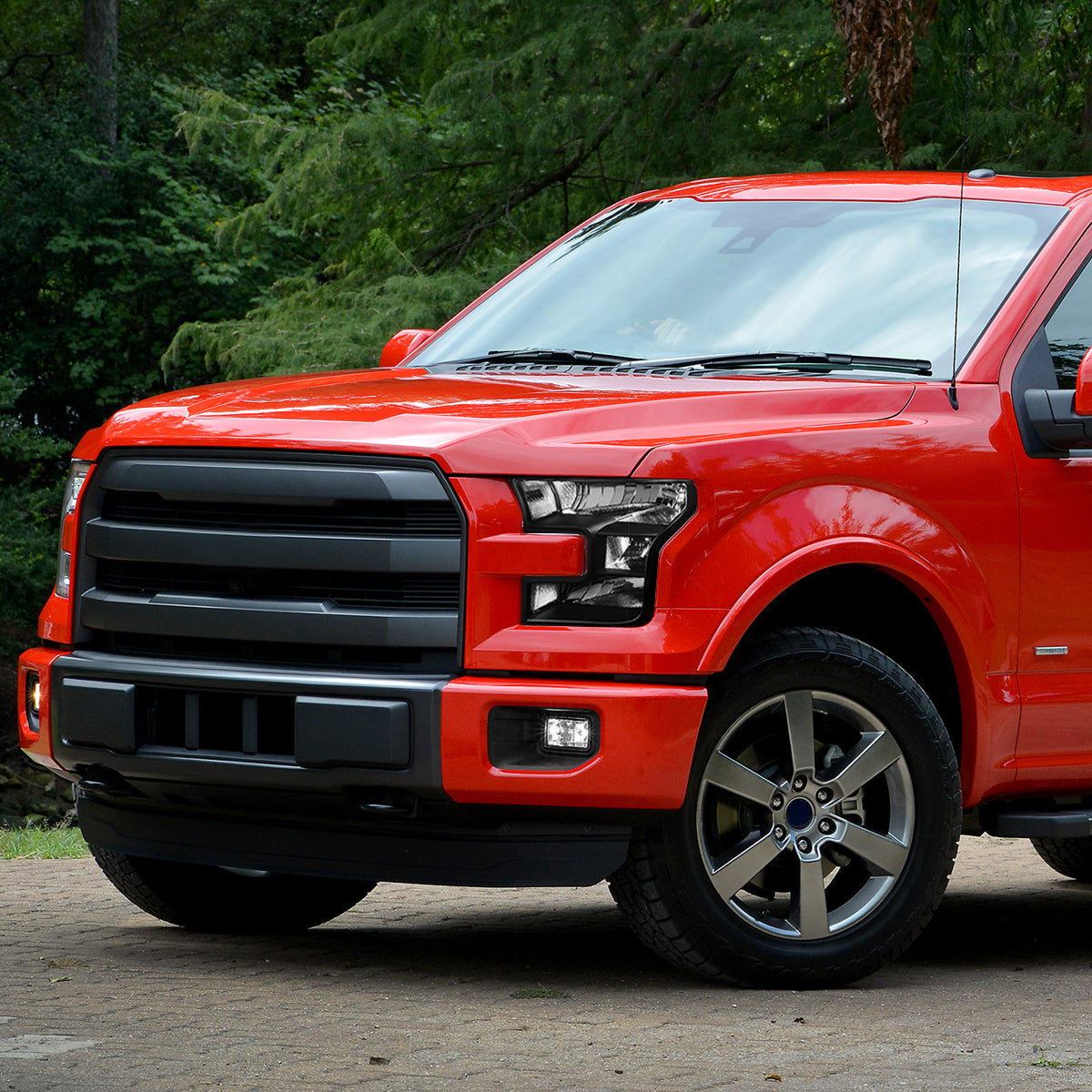 Black Housing OE Style Headlights <br> 15-17 Ford F-150