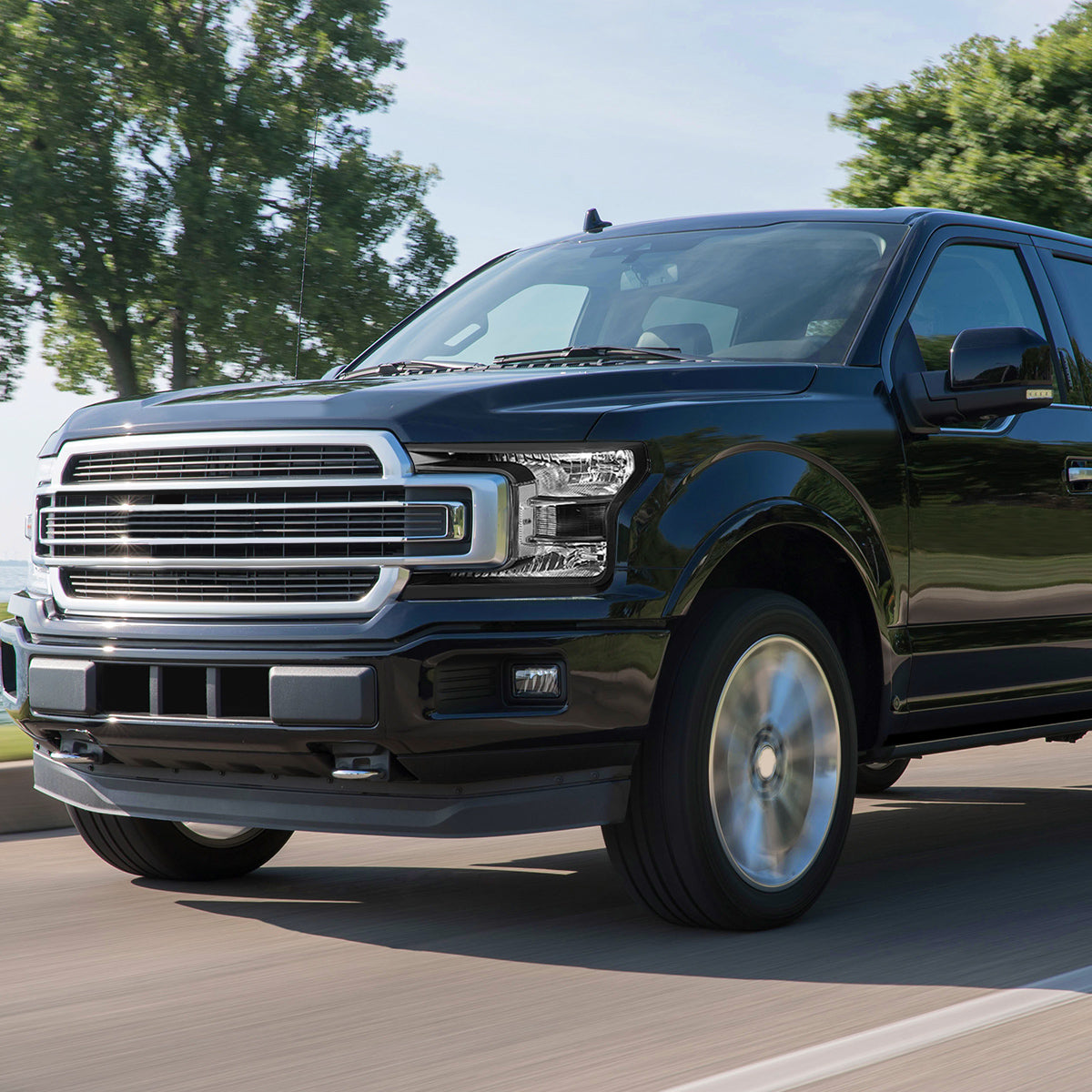 Black Housing OE Style Headlights <br> 18-20 Ford F-150