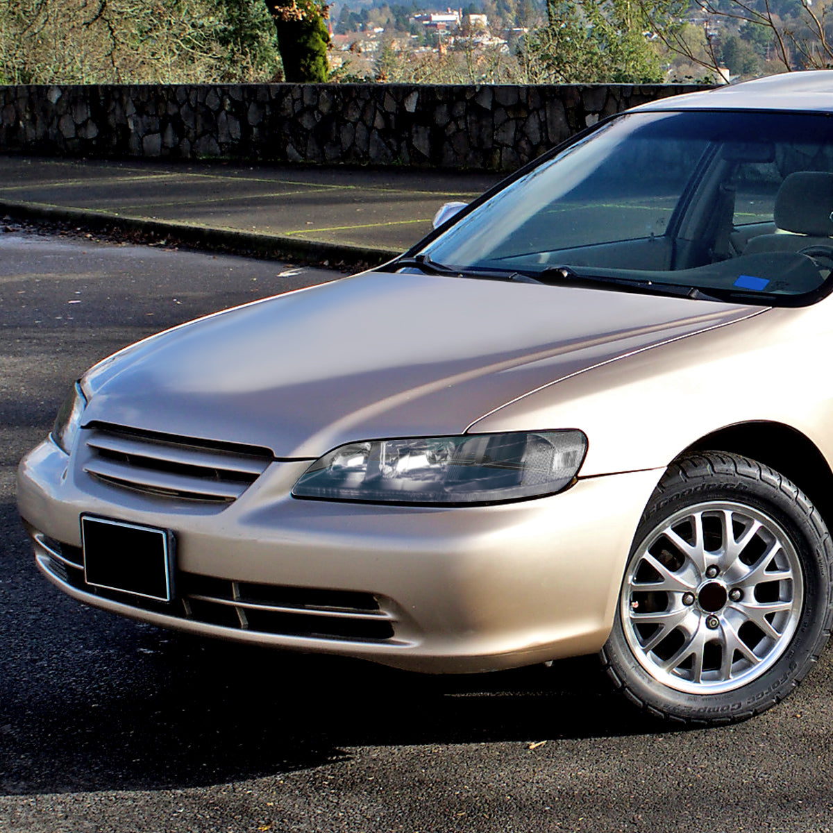 Black Housing OE Style Headlights <br> 98-02 Honda Accord