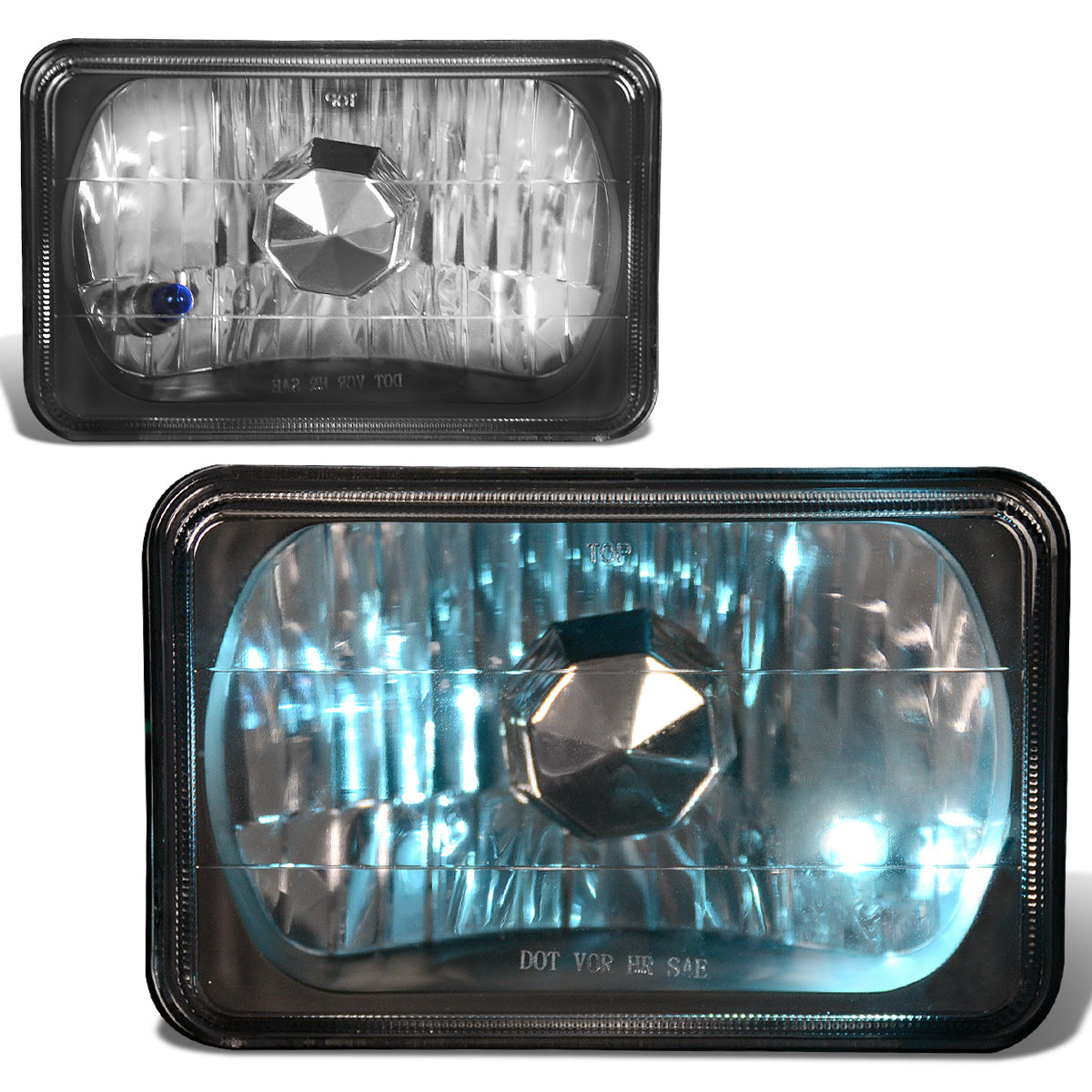 4x6 in. Square Headlights