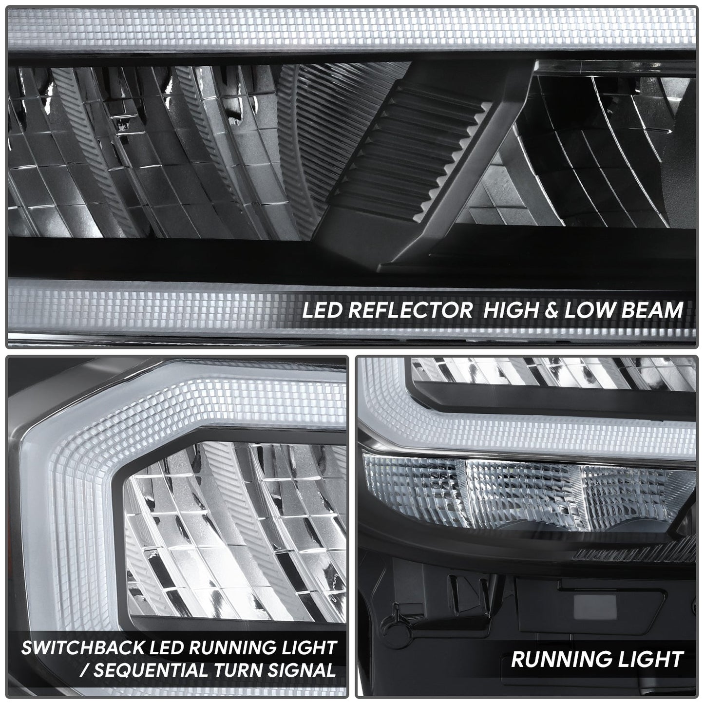 Switchback LED DRL Headlight (Right) <br>20-23 Toyota Tacoma