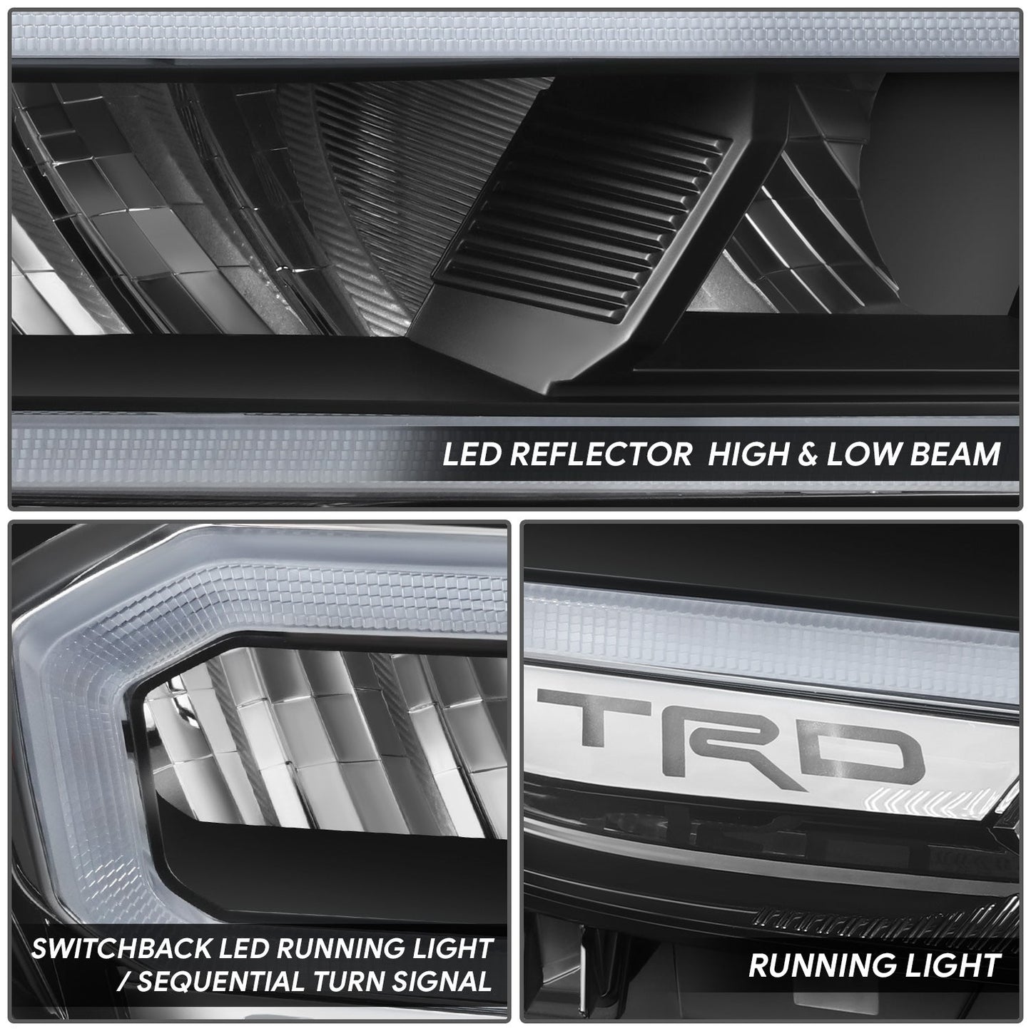 Switchback LED DRL Headlight (Right) <br>20-23 Toyota Tacoma