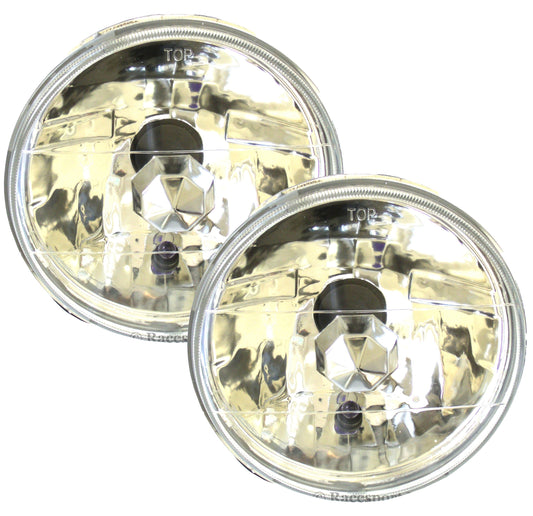 2pcs 7 in. Headlight Conversion Lens <br> H4