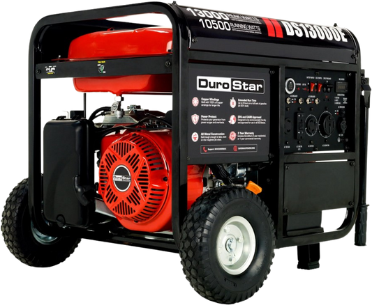 DuroMax / DuroStar DS13000E 10500W/13000W Electric Start Gas Generator New (Red Version of XP13000E)