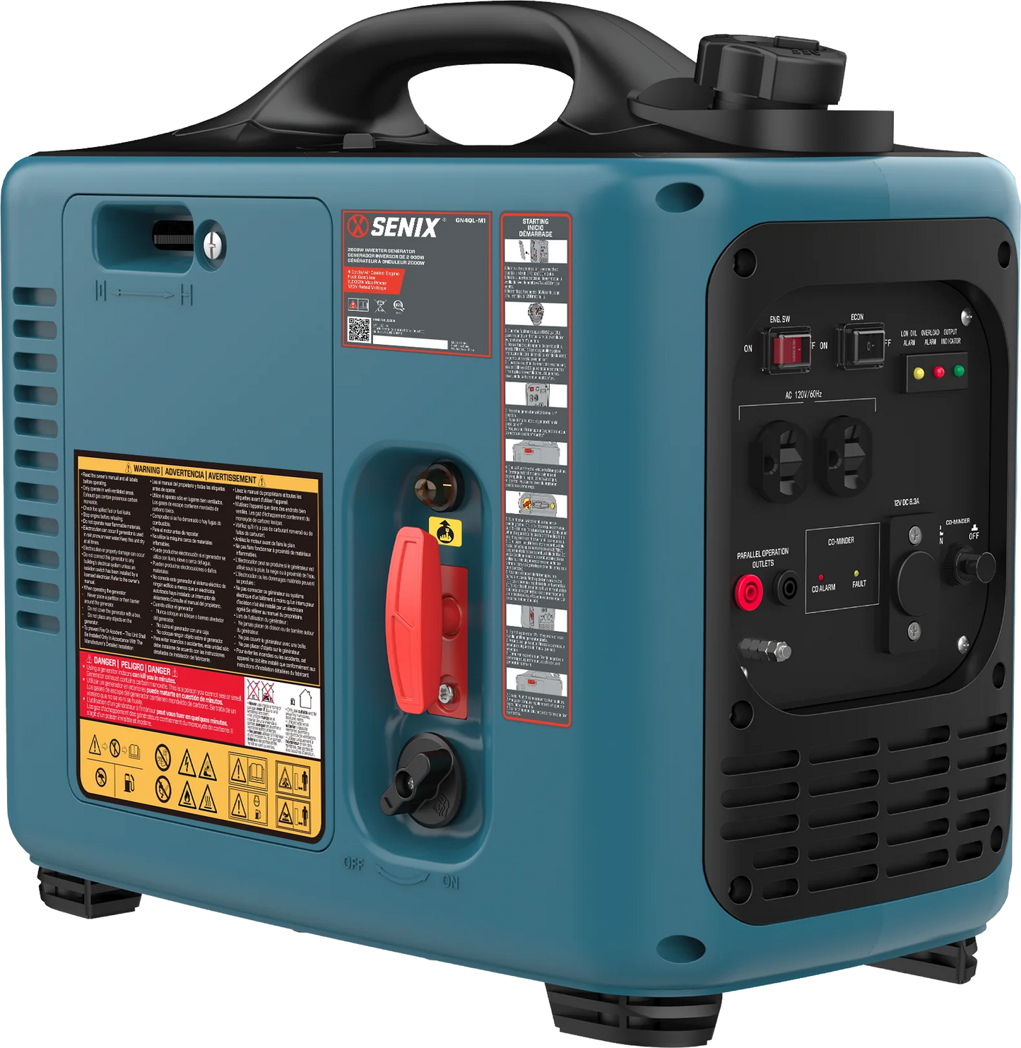 Senix GN4QL-M1 Gas Inverter Generator 2000W Portable New